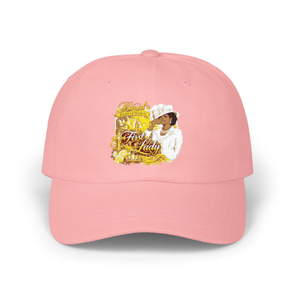 Dad Cap with Vintage Gold 'Classic' Portrait — Retro Father's Day Baseball Hat