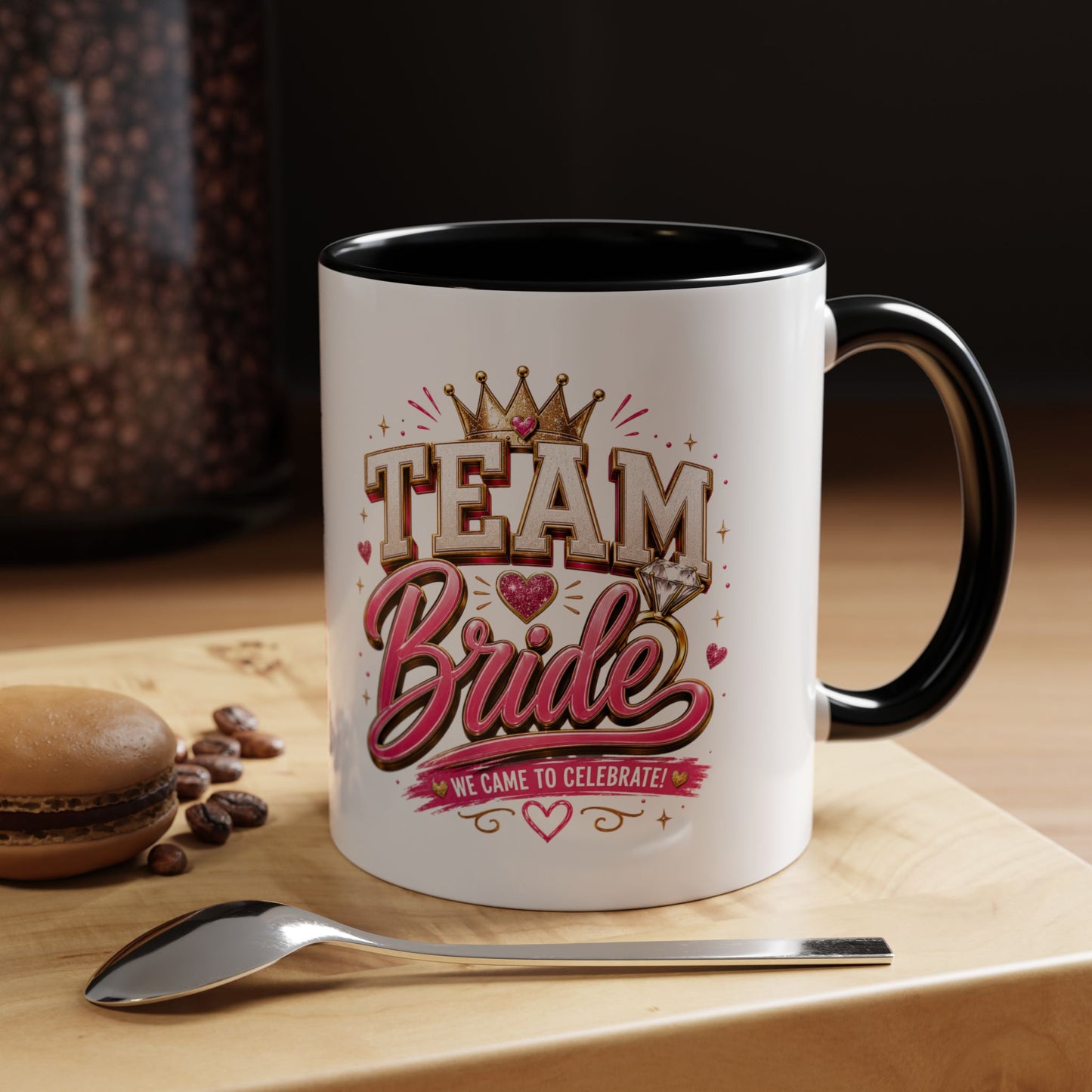 Team Bride Coffee Mug — 'Team Bride' Bachelorette Accent Mug (11/15oz)