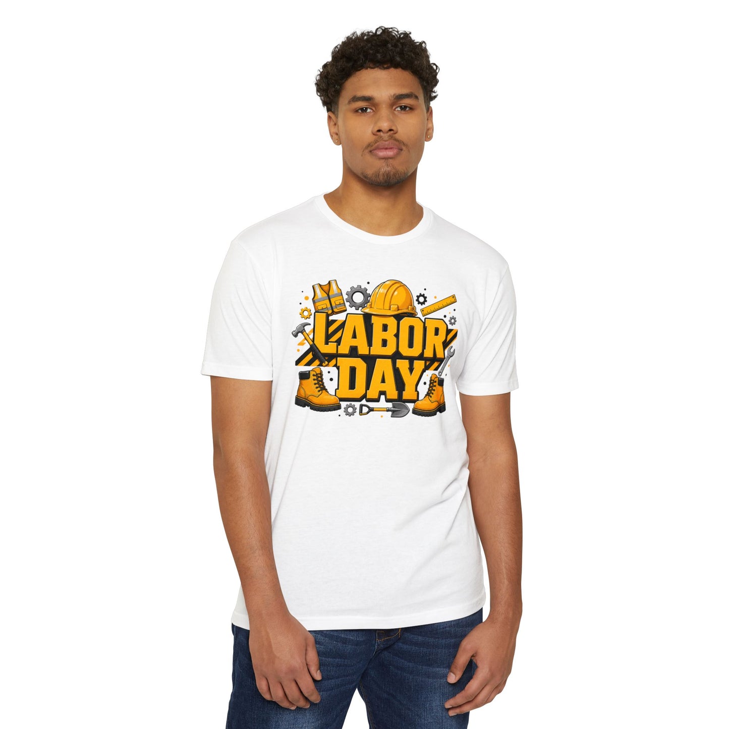 Labor Day T-Shirt — Construction Tools Graphic Tee