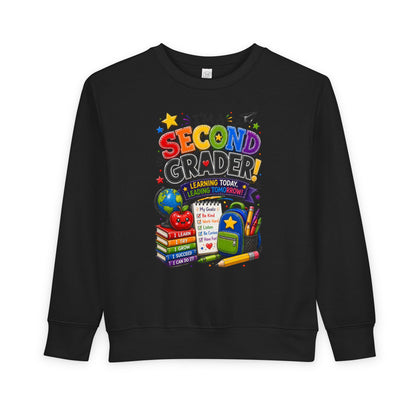 I'm a Second Grader Toddler Sweatshirt — Cute Back-to-School Kids Crewneck