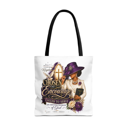 Christian Encourager Tote Bag — "Chosen to Encourage" Design