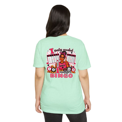 Bingo Lover T‑Shirt – "I Only Needed One Number" Vintage Bingo Graphic Tee