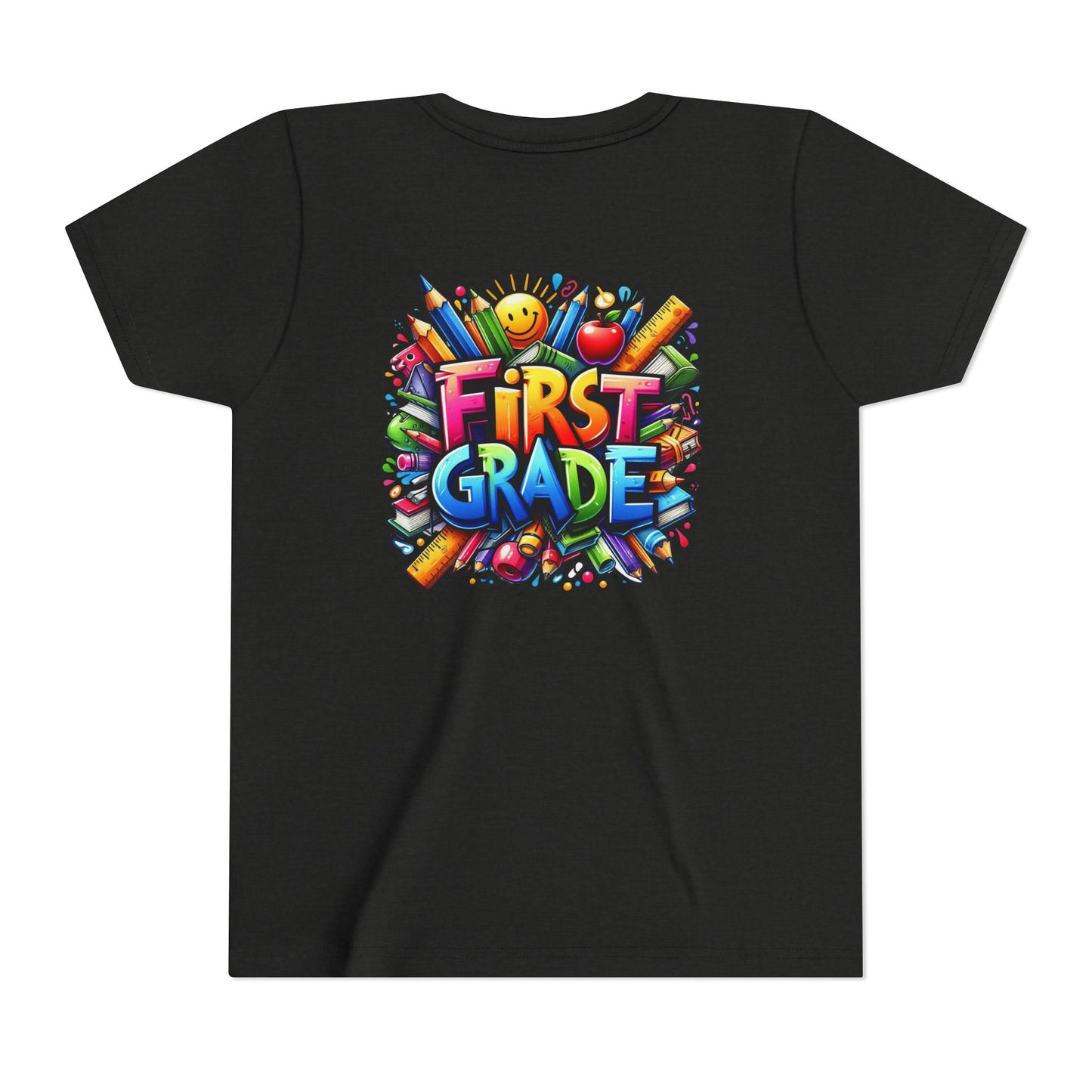 First Grade Kids Tee — Colorful Back-to-School Shirt for Boys & Girls