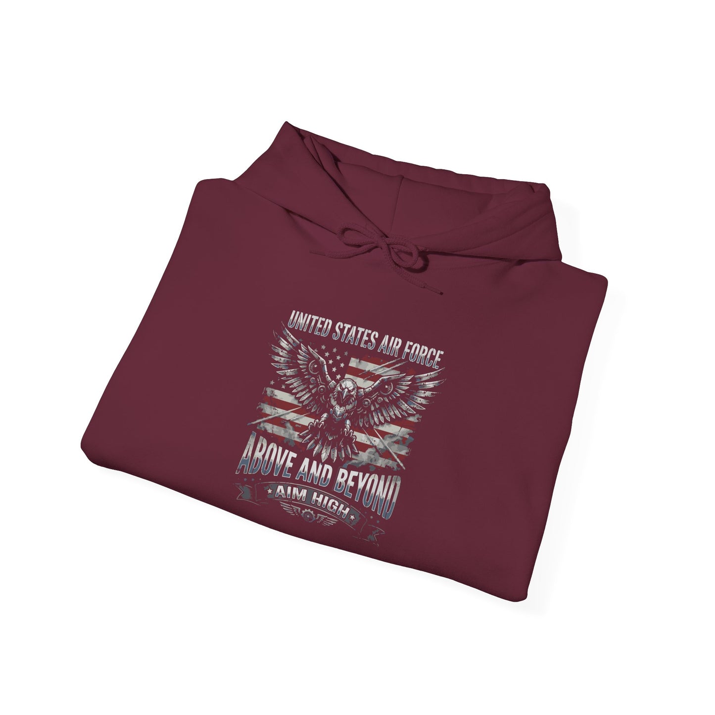 United States Air Force Eagle Above and Beyond Hoodie