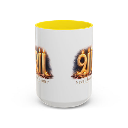 9/11 Never Forget Memorial Coffee Mug