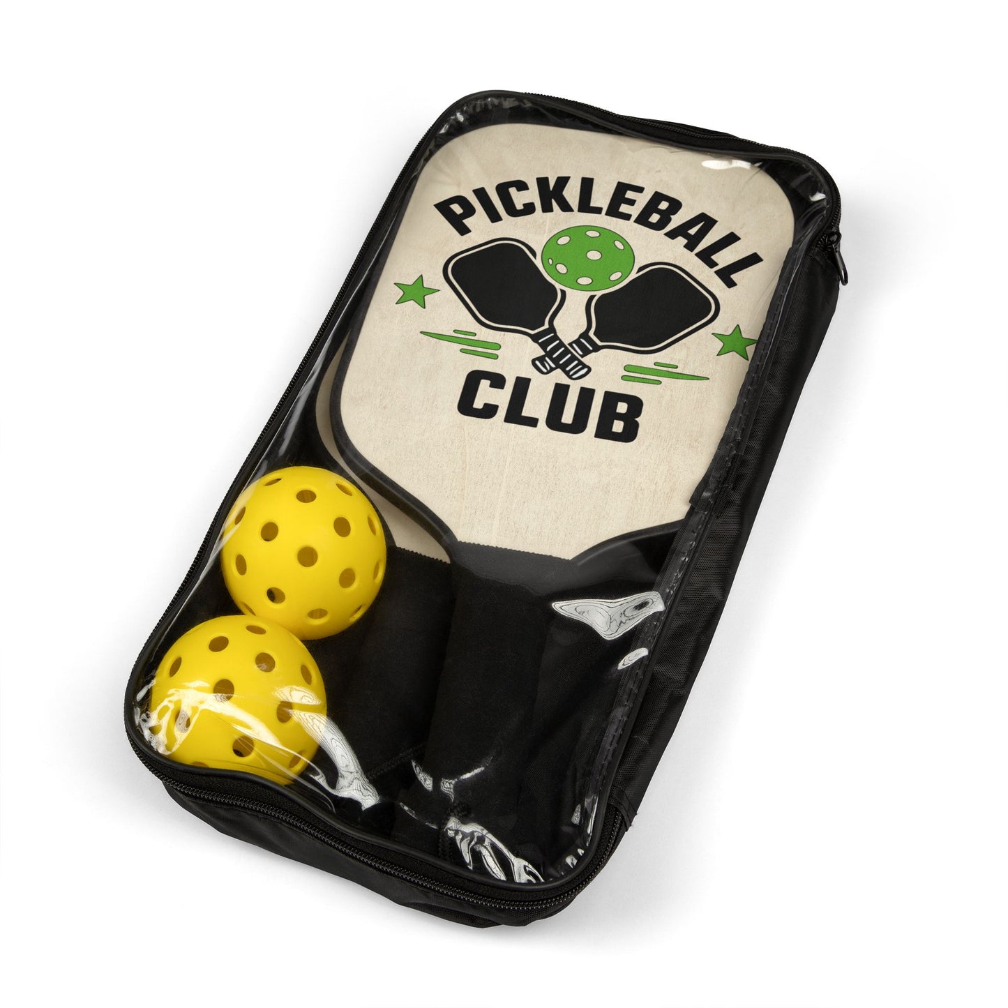 Pickleball Club Paddle Set – 2-Pack Pickleball Paddles with Balls
