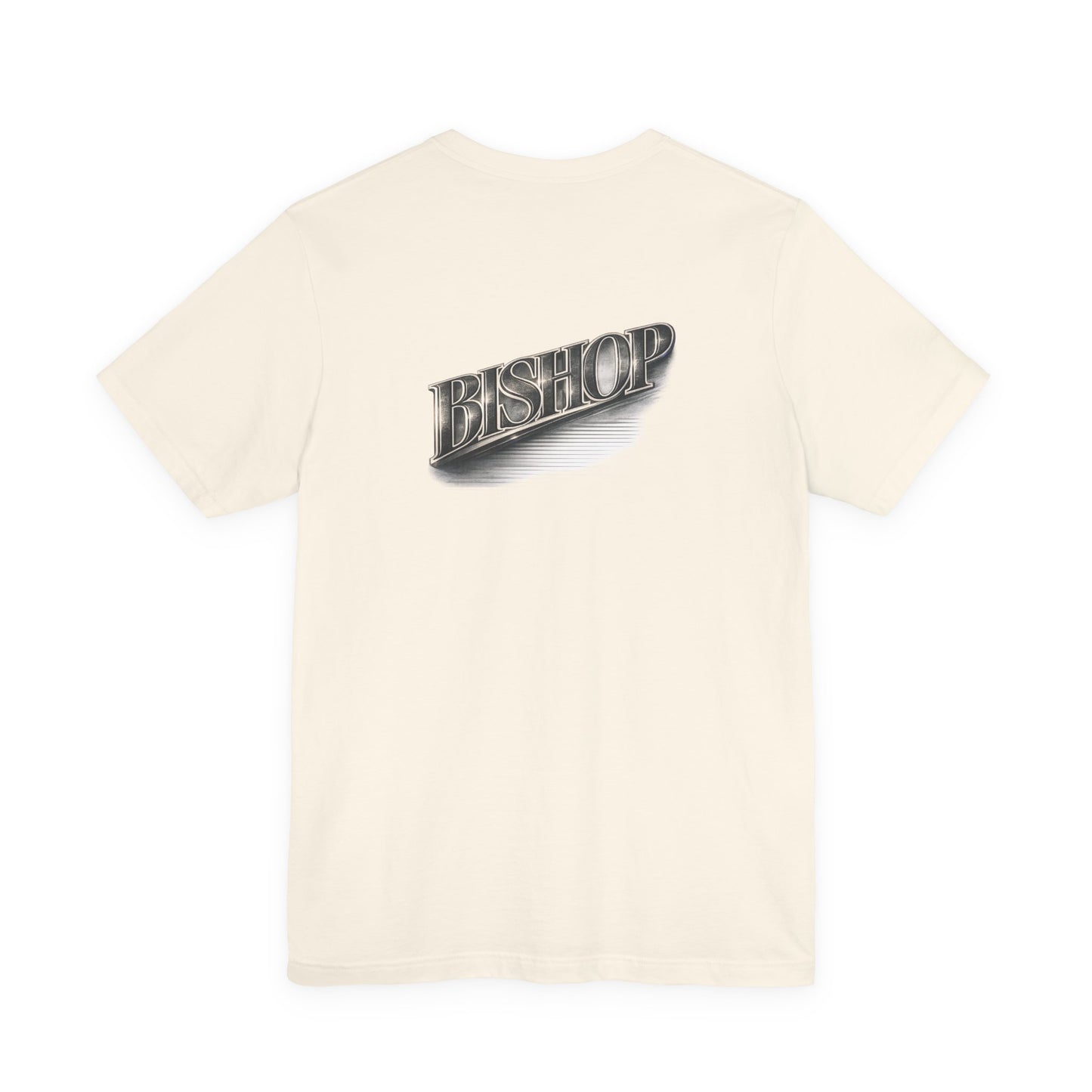 Bishop Retro Chrome Logo T‑Shirt