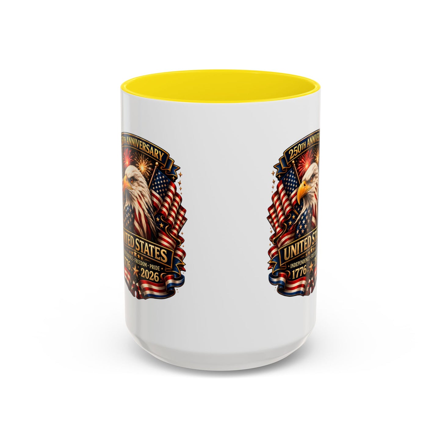 Patriotic Eagle Coffee Mug - United States 250th Anniversary 1776-2026