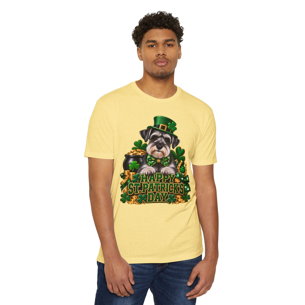 St. Patrick's Day Schnauzer T-Shirt