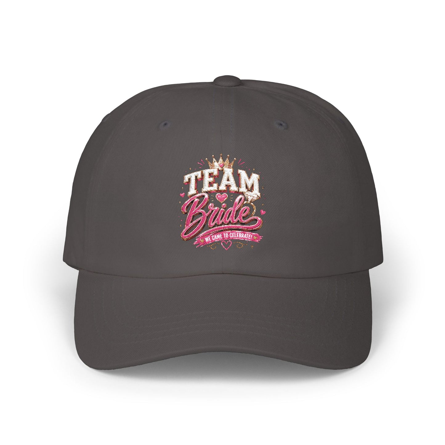 Dad Cap – "Team Bride" Embroidered Bachelorette Party Hat