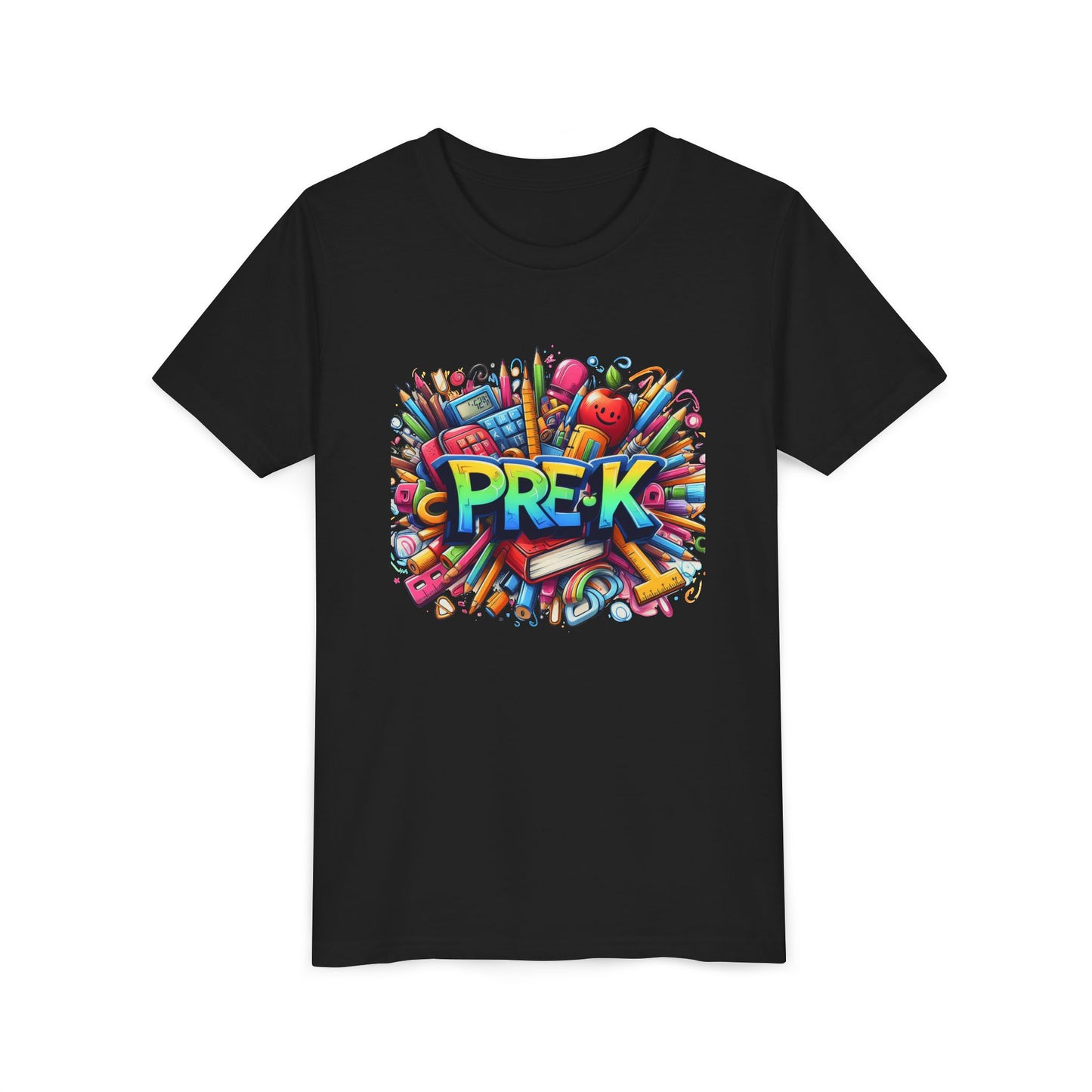 PRE-K Kids Tee — Colorful Back-to-School Pre-K Shirt for Preschoolers