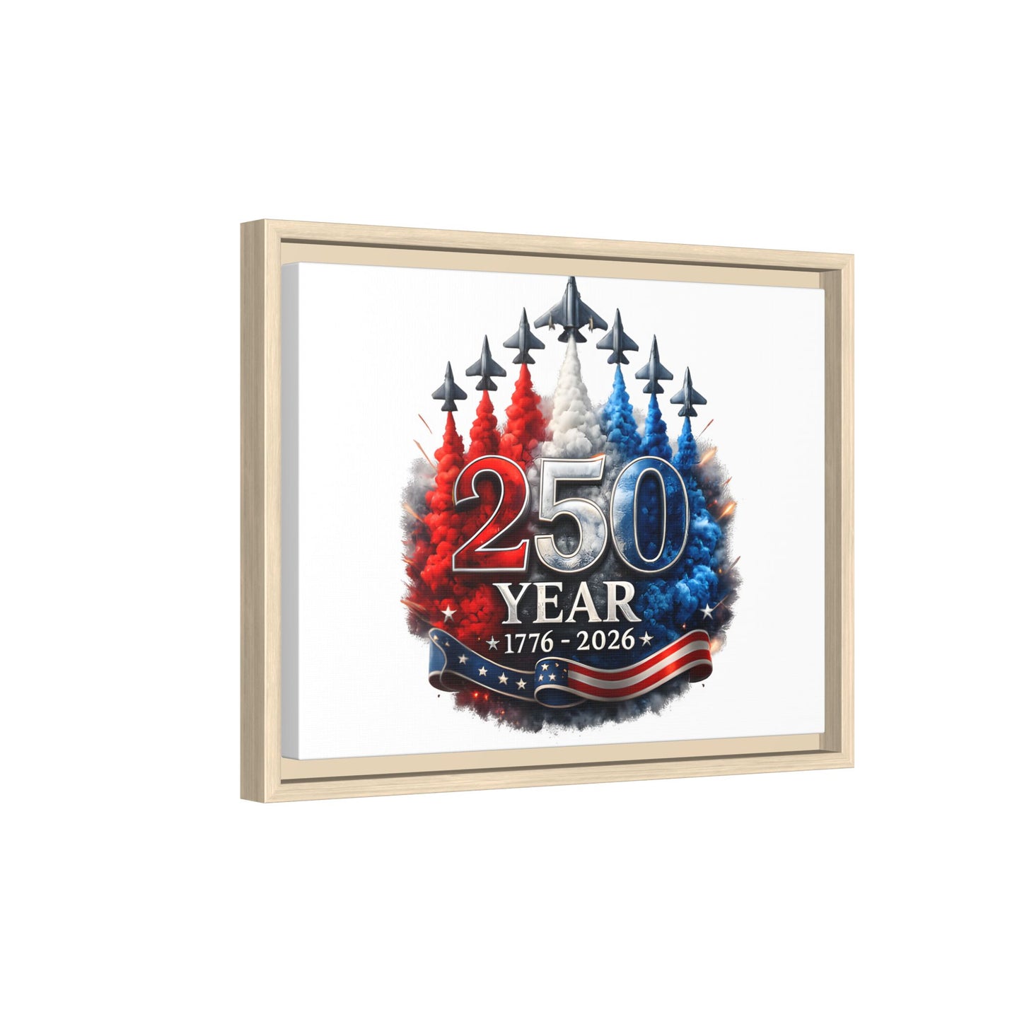 Matte Canvas, Framed (Multi-color)