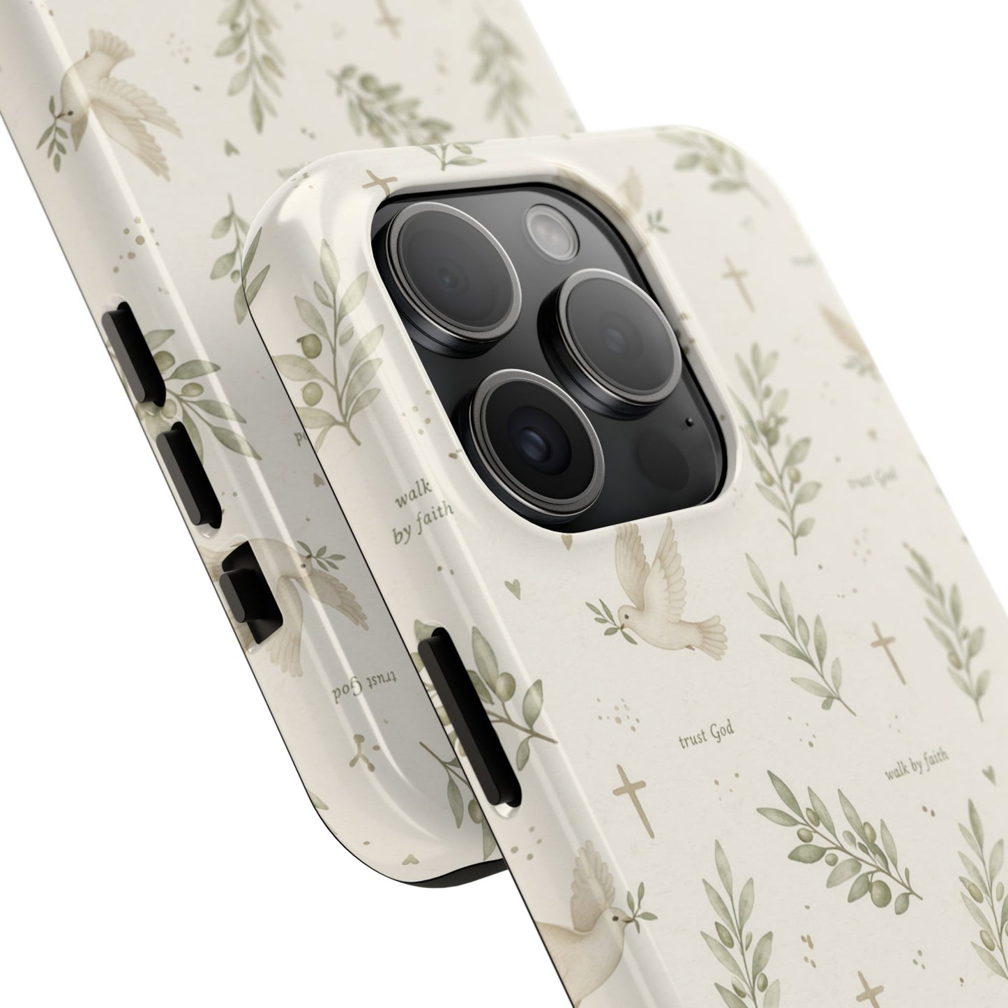 Walk By Faith Phone Case | Christian Floral iPhone Case