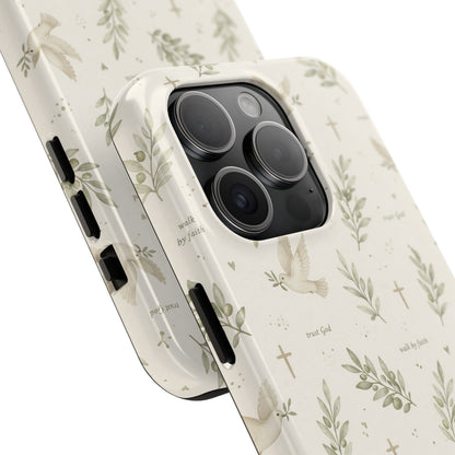 Walk By Faith Phone Case | Christian Floral iPhone Case