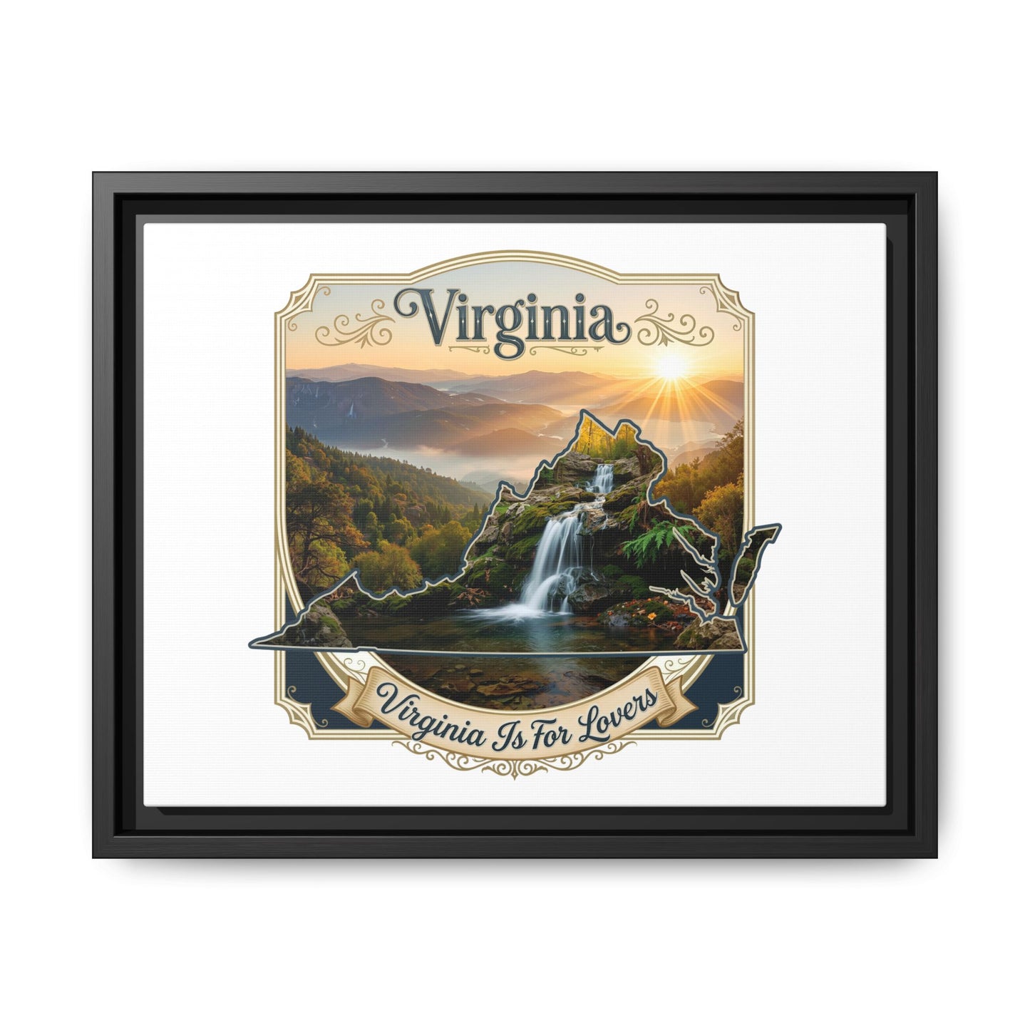 Matte Canvas, Framed (Multi-color)
