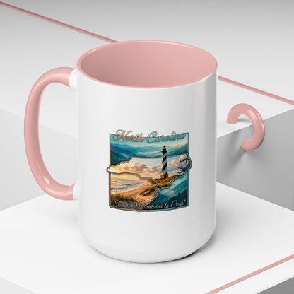 Coastal Lighthouse Coffee Mug – From Mountains to Coast Accent Mug