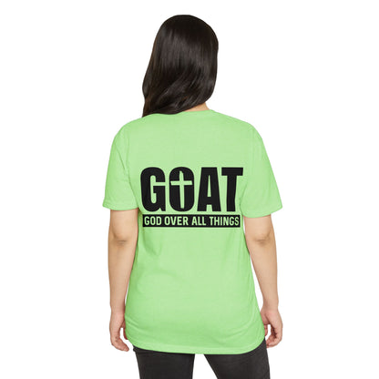 GOAT 'God Over All Things' T-Shirt - Christian Faith Tee