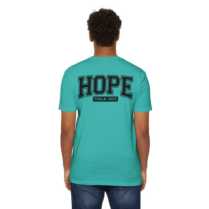 Hope Psalm 130:5 T-Shirt — Inspirational Faith Tee