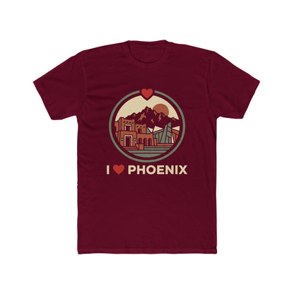 I  Phoenix Retro Skyline Tee — Vintage Arizona City Pride T-Shirt