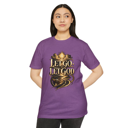 Let Go Let God T-Shirt — Inspirational Christian Faith Tee