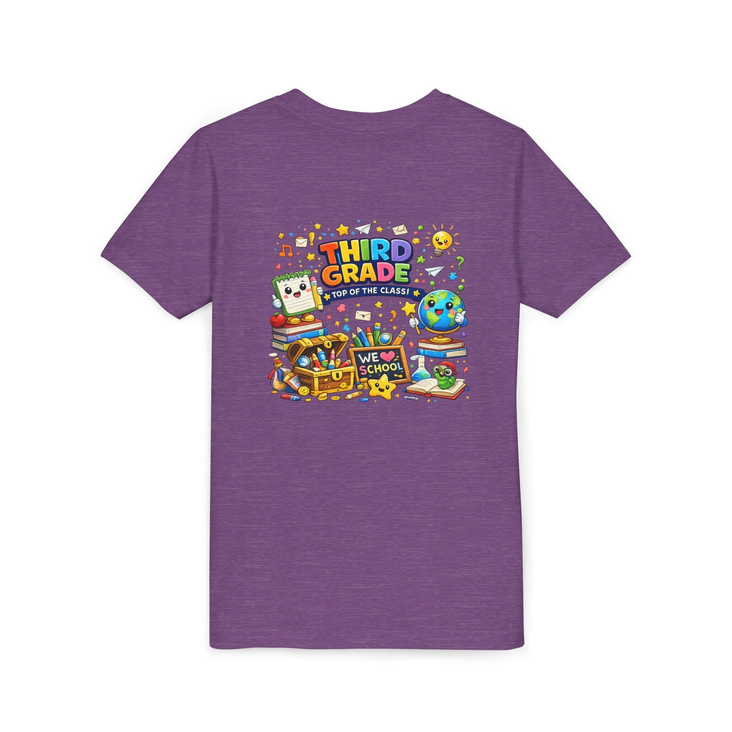Third Grade Kids Tee — "Third Grade Out of the Classroom" Back-to-School Youth Shirt