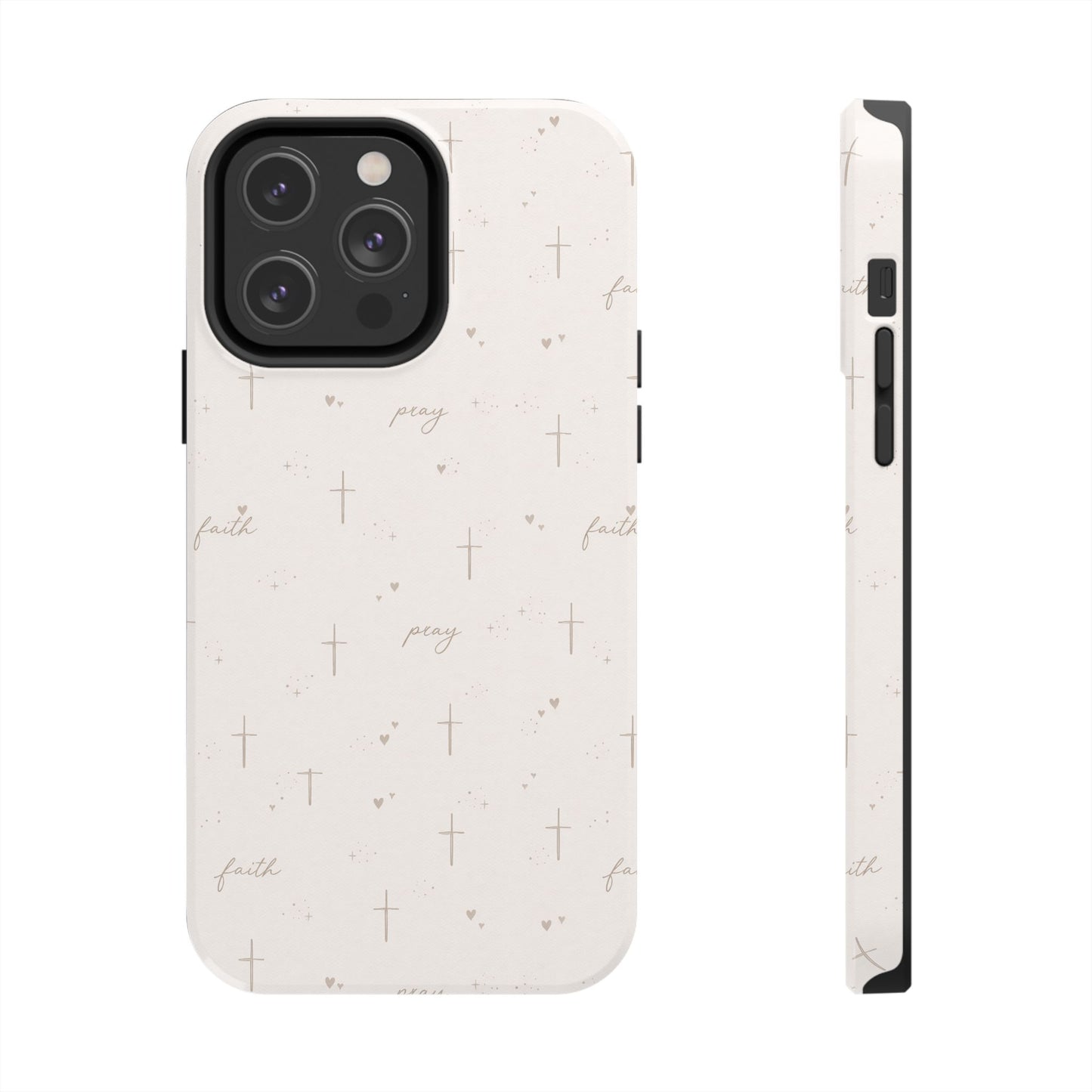Pray with Faith Phone Case | Christian floral iPhone Case