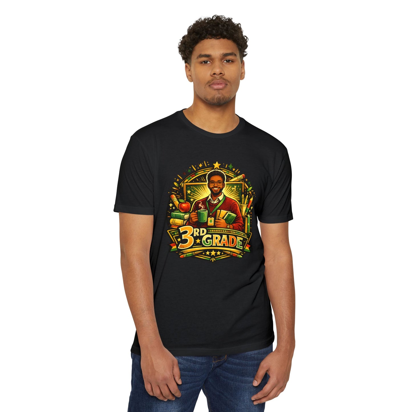 3rd Grade Teacher T-Shirt — Proud Elementary School Teacher Tee
