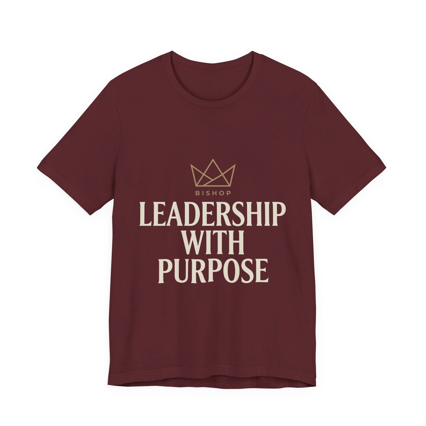 Leadership With Purpose Tee — Inspirational Crown Graphic T-Shirt