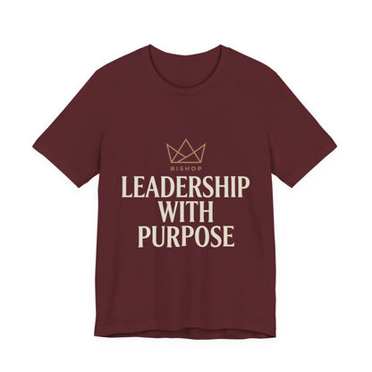 Leadership With Purpose Tee — Inspirational Crown Graphic T-Shirt
