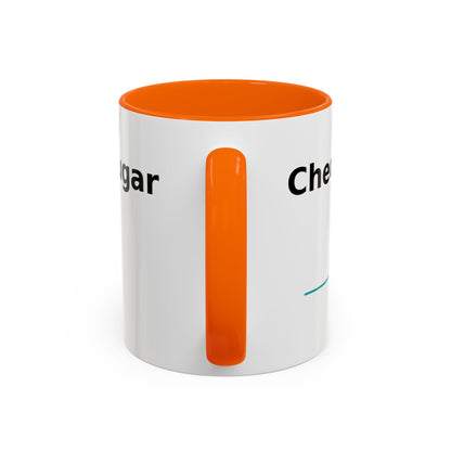 Accent Coffee Mug – 'Checking My Blood Sugar Like It's My Job' Diabetes Awareness Mug