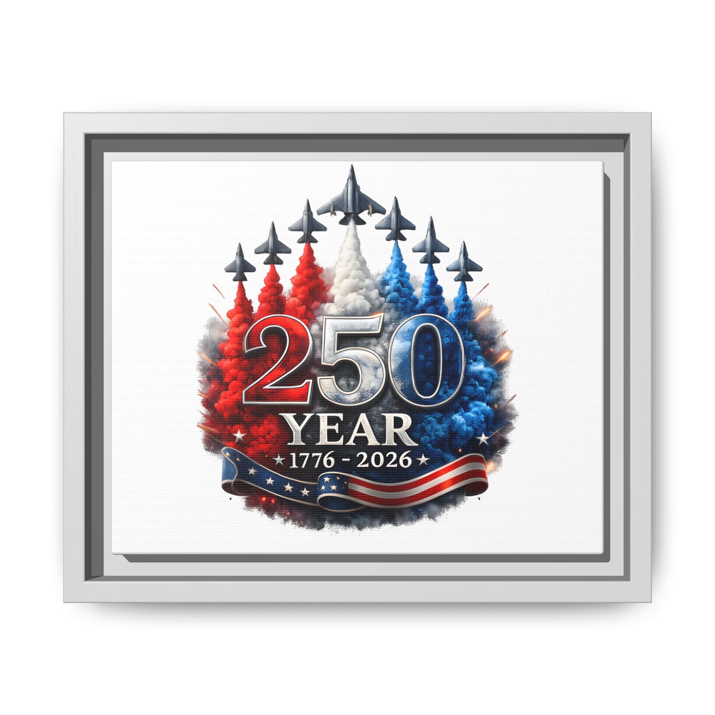 Matte Canvas, Framed (Multi-color)