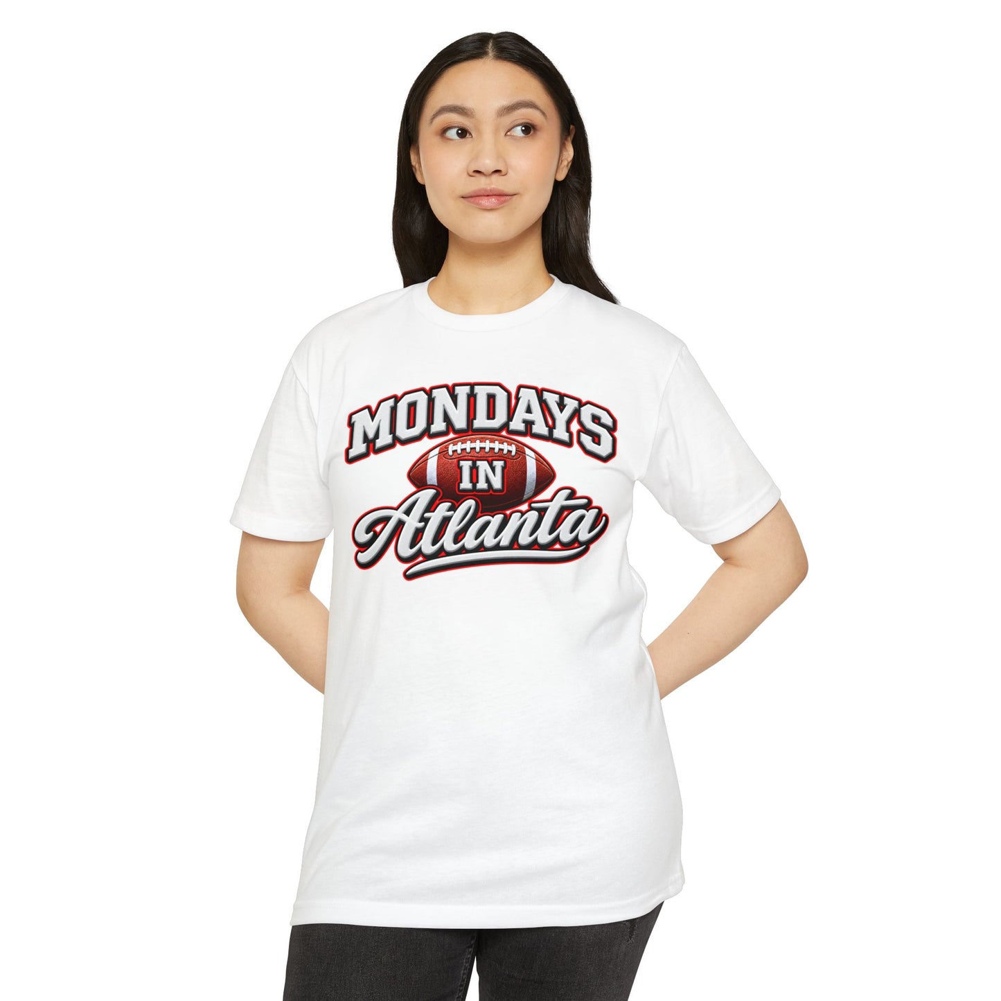 Mondays in Atlanta Football T-Shirt