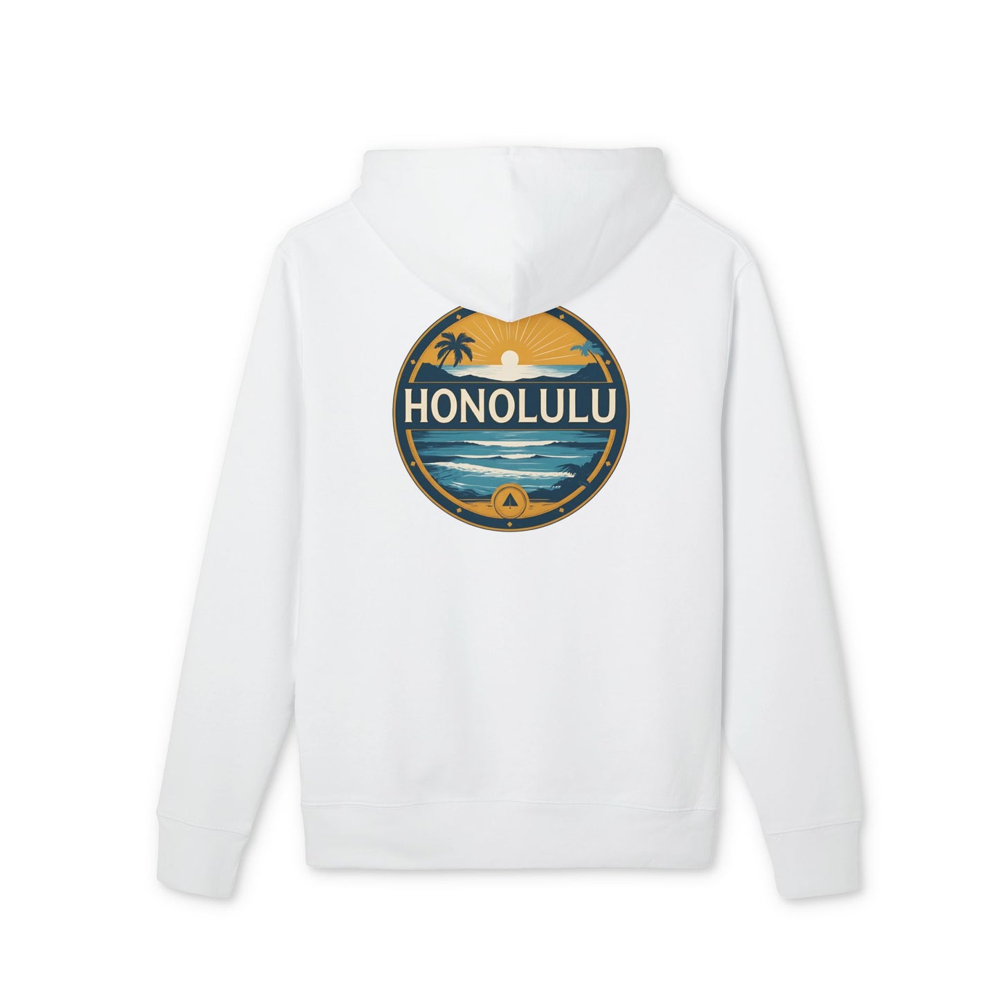 Honolulu Vintage Surf Hoodie — Island Sunset Pullover