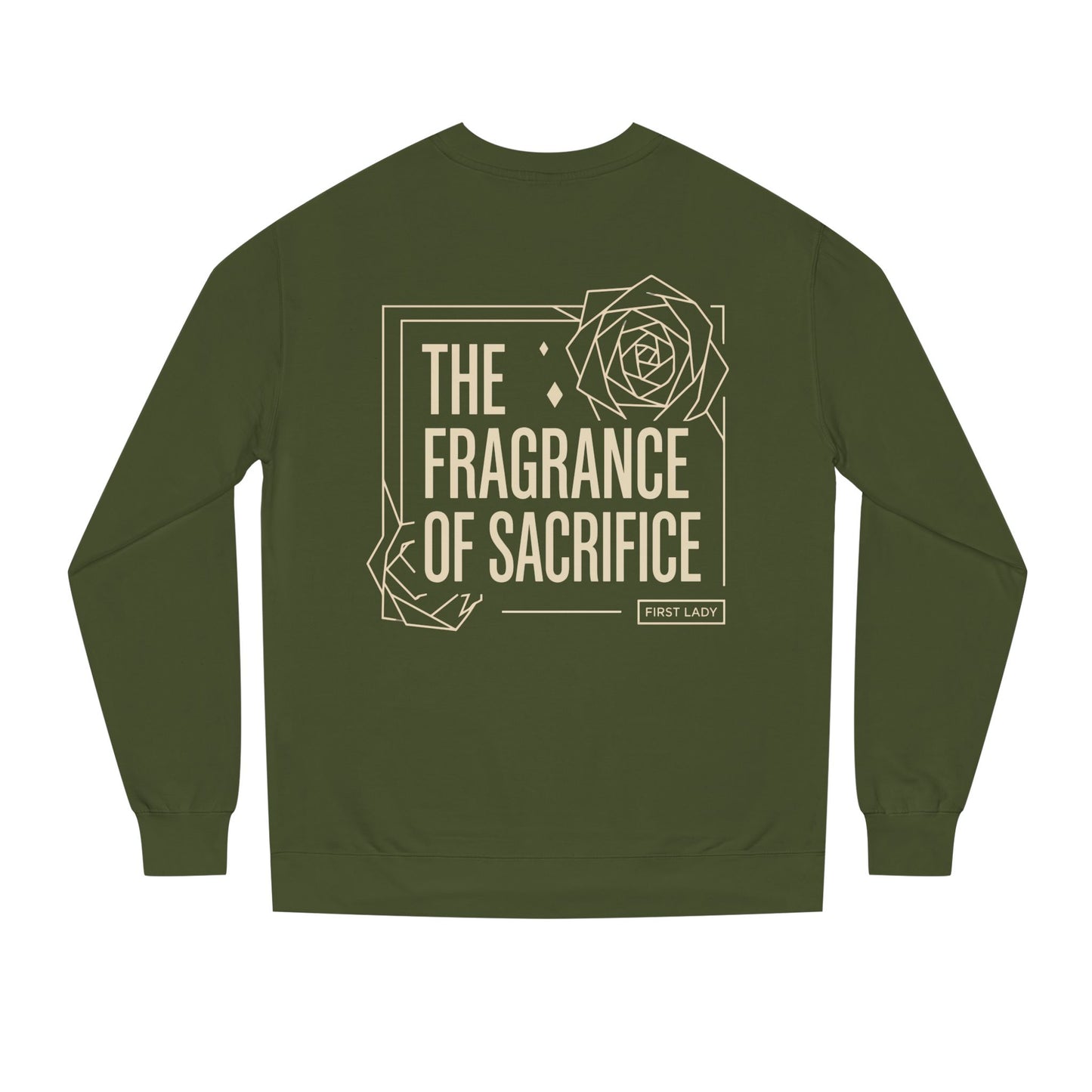 The Fragrance of Sacrifice Sweatshirt — Floral Graphic Crewneck