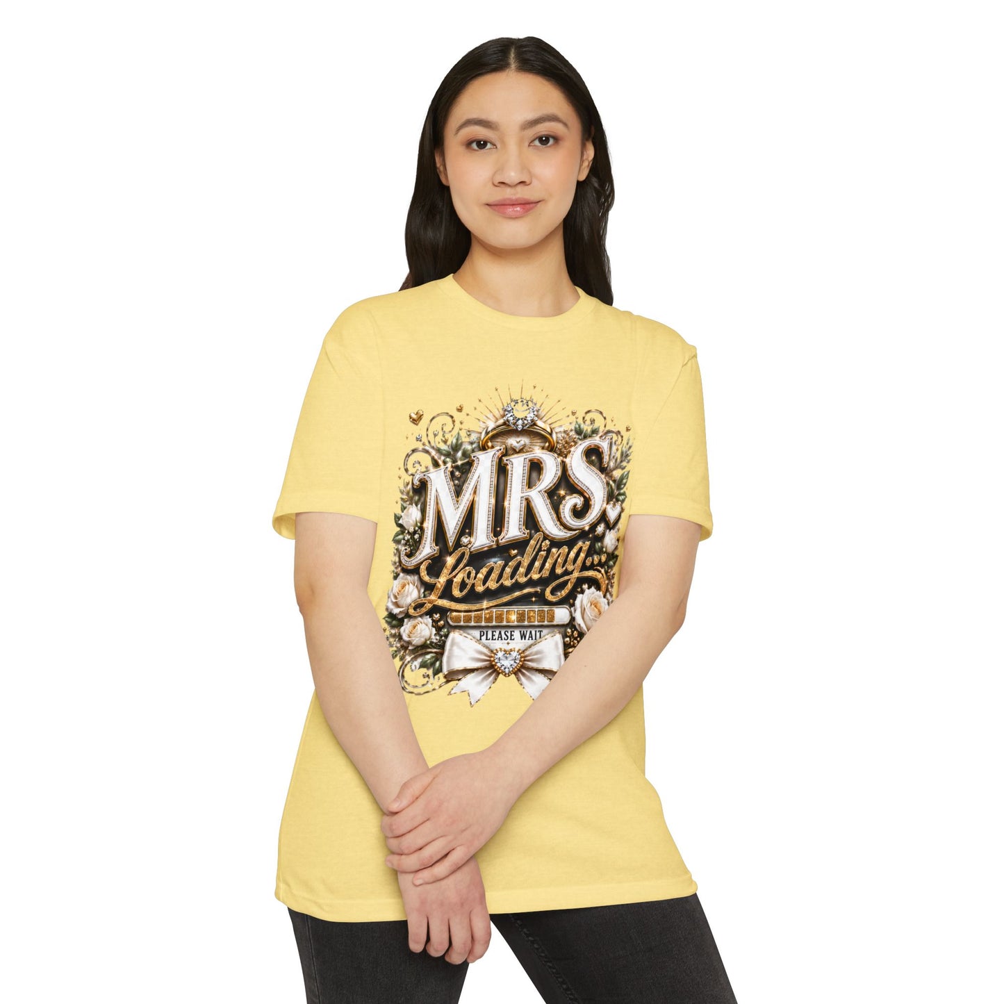 Mrs Loading T-Shirt — Bridal Pregnancy Announcement Tee