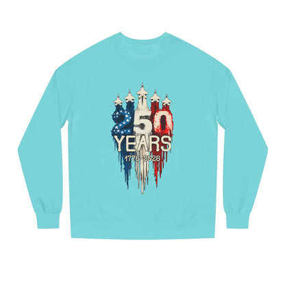 50 Years Anniversary Sweatshirt — Patriotic USA Flag Design (1971–2021)