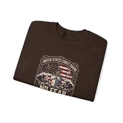 United States Coast Guard No Fear in the Storm Sweatshirt