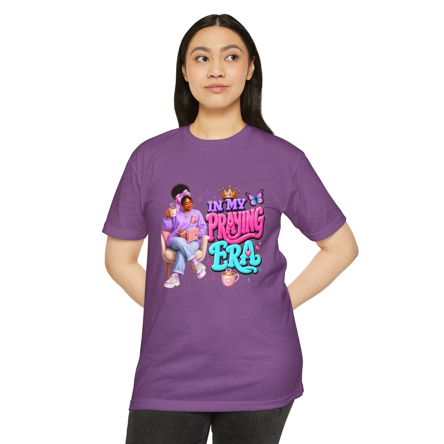 T-Shirt — "In My Praying Era" Feminine Faith Graphic Tee