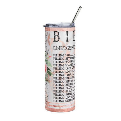 Bible Stainless Steel Tumbler 20oz Christian Travel Mug