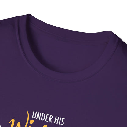 Under His Wings You Will -find Refuge Psalm 91:4 T-Shirt