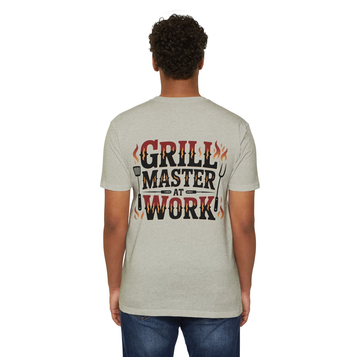 Grill Master at Work T-Shirt — BBQ Chef Funny Dad Gift