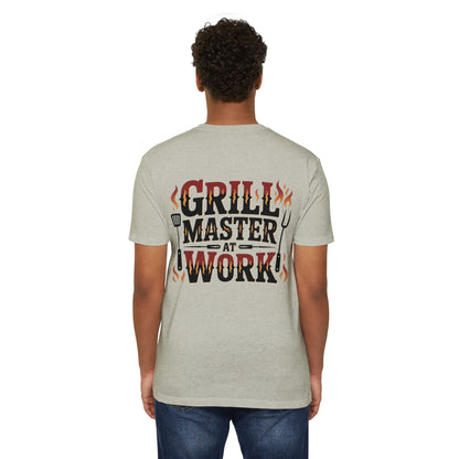 Grill Master at Work T-Shirt — BBQ Chef Funny Dad Gift