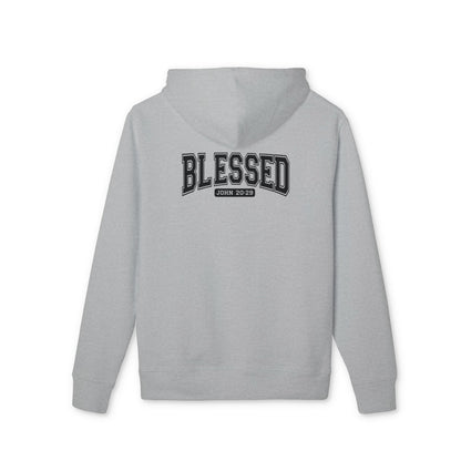 Blessed Hoodie – John 20:21 Christian Pullover, Faith-Based Religious Sweatshirt