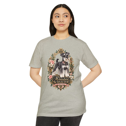 Miniature Schnauzer Floral Tee