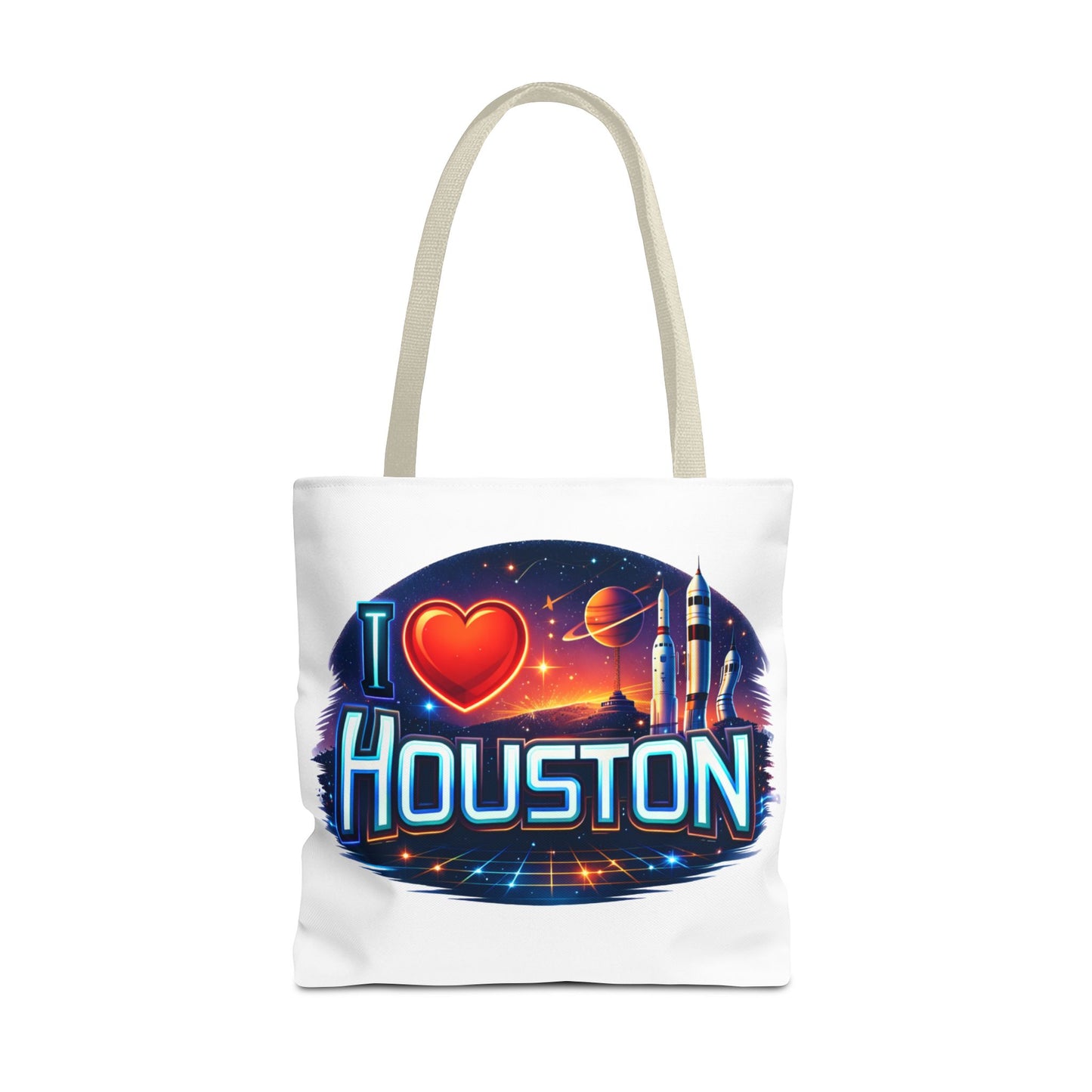 I  Houston Retro Space Tote Bag
