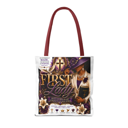 First Lady Christian Tote Bag – Faithful Grace Inspirational Church Purse