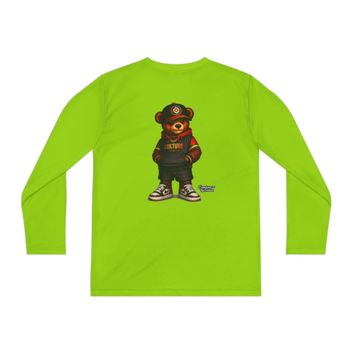 Kids Bear Graphic Long Sleeve Tee — Urban Streetwear Youth Shirt
