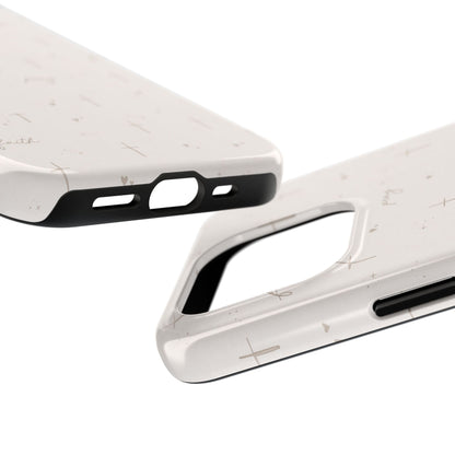 Pray with Faith Phone Case | Christian floral iPhone Case