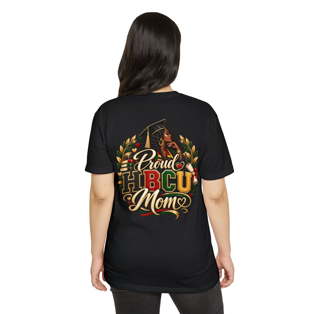 Proud HBCU Mom T-Shirt — Black Graduate Mom Shirt (Graduation Gift)