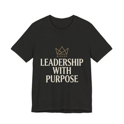 Leadership With Purpose Tee — Inspirational Crown Graphic T-Shirt